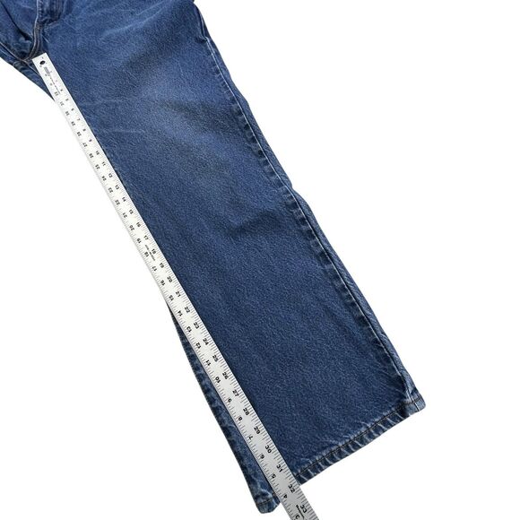 Levis 517 Bootcut Jeans Mens 40x32 Blue Denim Medium Wash Western Workwear - Picture 12 of 14